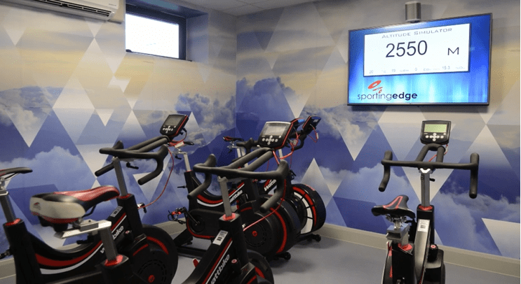Photo de la chambre d'hypoxie SportingEdge.