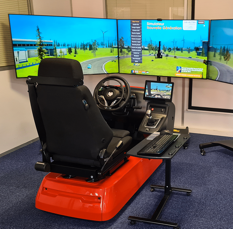 Simulateur de conduite pour la rééducation