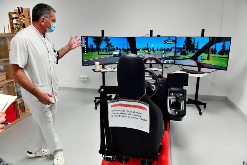 Simulateur de conduite Rehab Evolution Develter Médimex