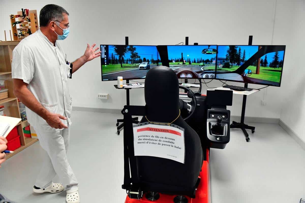 Simulateur de conduite Rehab Evolution Develter Médimex